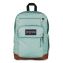 Cool Student Laptop Backpack, Fits Devices Up to 15", Polyester/Synthetic Leather, 12 x 8 x 17, Faded Sage1