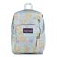 Big Student Backpack, Fits Devices Up to 15", Polyester, 13 x 7.5 x 17, Faded Floral1