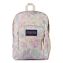 Big Student Backpack, Fits Devices Up to 15", Polyester, 13 x 7.5 x 17, Faded Tapestry1