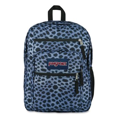 Big Student Backpack, Fits Devices Up to 15", Polyester, 13 x 7.5 x 17, Surreal Spots1