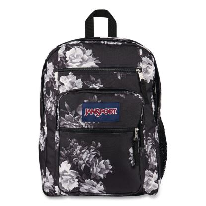 Big Student Backpack, Fits Devices Up to 15", Polyester, 13 x 7.5 x 17, Magnolia Mirage1