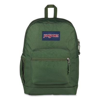 Cross Town Plus Laptop Backpack, Fits Devices Up to 15", 12.5 x 6 x 17, Cargo Green1