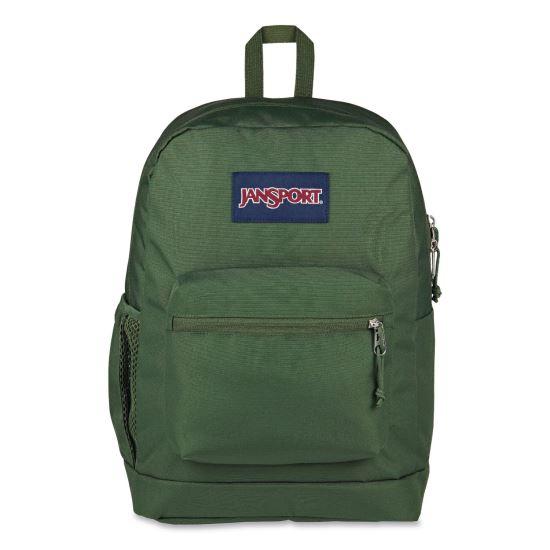 Cross Town Plus Laptop Backpack, Fits Devices Up to 15", 12.5 x 6 x 17, Cargo Green1
