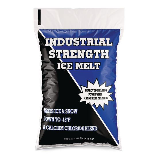 Industrial Stregth Ice Melt, 50 lb Bag, 50/Pallet1