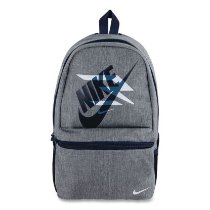 Dual Logo Laptop Compatible Backpack, Fits Devices Up to 16", 14 x 6 x 17.5, Gray/Black1