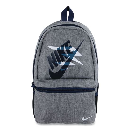 Dual Logo Laptop Compatible Backpack, Fits Devices Up to 16", 14 x 6 x 17.5, Gray/Black1