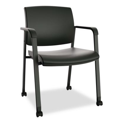 Health Esler Guest Chair, 23 x 21.9 x 32.7, Black Seat, Black Back, Black Base1
