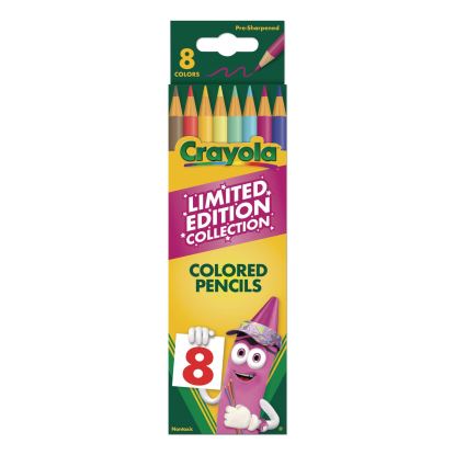 Limited Edition Collection Colored Pencils, Assorted Lead and Barrel Colors, 8/Pack1