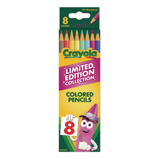 Limited Edition Collection Colored Pencils, Assorted Lead and Barrel Colors, 8/Pack1