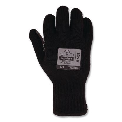 ProFlex 7402 Thermal Knit Cooler Gloves, 10" Long, Small (7), Black1