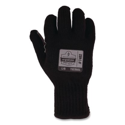 ProFlex 7402 Thermal Knit Cooler Gloves, 11" Long, Large (9), Black1