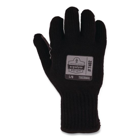 ProFlex 7402 Thermal Knit Cooler Gloves, 12" Long, XX-Large (11), Black, Pair1