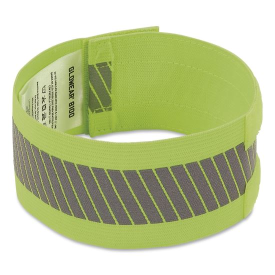 GloWear 8100 Hi-Vis Arm/Leg Band with Hook and Loop, Small/Medium, 2/Pack1
