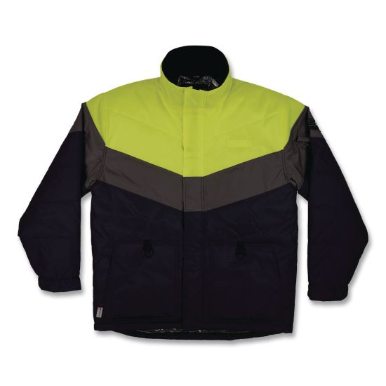 N-Ferno 6464 Insulated Freezer Jacket with AmpliFIRE Heat Reflective Lining, Small, Navy1