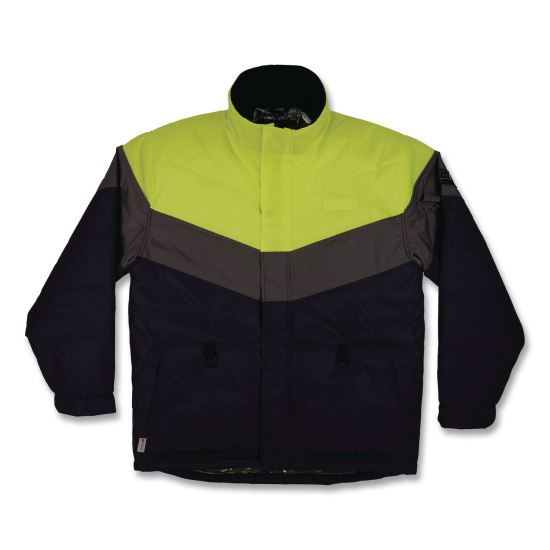 N-Ferno 6464 Insulated Freezer Jacket with AmpliFIRE Heat Reflective Lining, Medium, Navy1