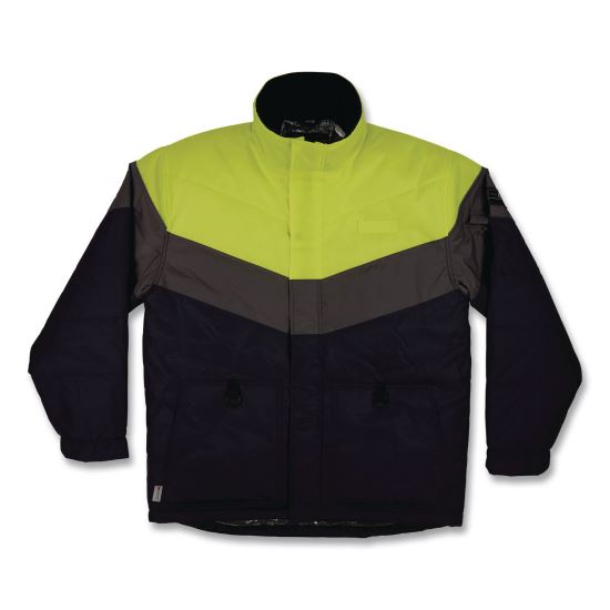 N-Ferno 6464 Insulated Freezer Jacket with AmpliFIRE Heat Reflective Lining, X-Large, Navy1