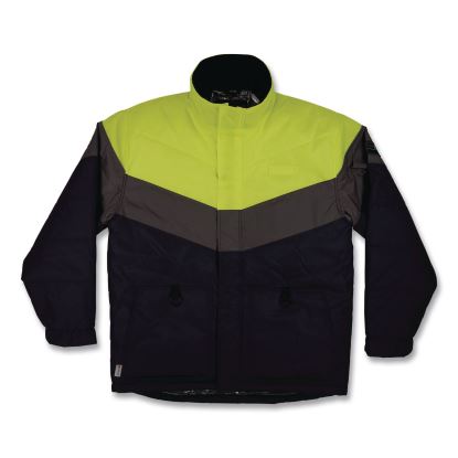 N-Ferno 6464 Insulated Freezer Jacket with AmpliFIRE Heat Reflective Lining, 2X-Large, Navy1