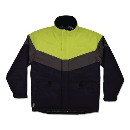 N-Ferno 6464 Insulated Freezer Jacket with AmpliFIRE Heat Reflective Lining, 4X-Large, Navy1