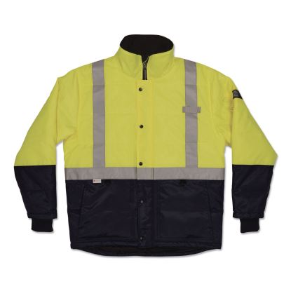 N-Ferno 6478 Class 2 Hi-Vis Freezer Jacket, X-Small, Lime1