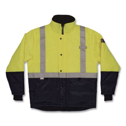 N-Ferno 6478 Class 2 Hi-Vis Freezer Jacket, Small, Lime1