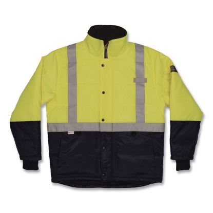 N-Ferno 6478 Class 2 Hi-Vis Freezer Jacket, 5X-Large, Lime1