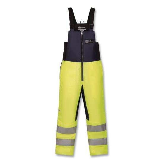 N-Ferno 6479 Hi-Vis Freezer Bib Overalls, 2X-Large, Lime1