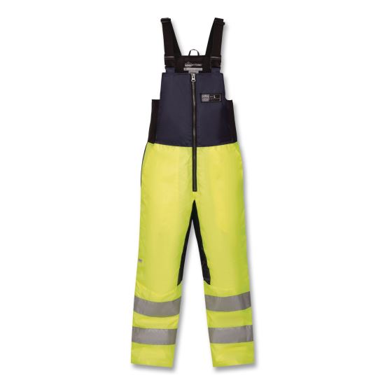 N-Ferno 6479 Hi-Vis Freezer Bib Overalls, 3X-Large, Lime1
