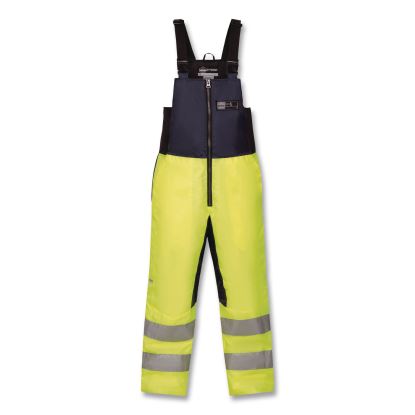 N-Ferno 6479 Hi-Vis Freezer Bib Overalls, 4X-Large, Lime1