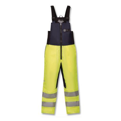 N-Ferno 6479 Hi-Vis Freezer Bib Overalls, 5X-Large, Lime1