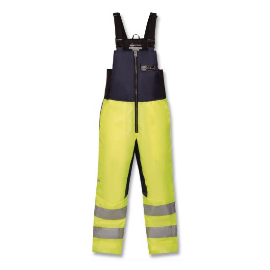 N-Ferno 6479 Hi-Vis Freezer Bib Overalls, 5X-Large, Lime1