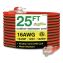 16 AWG Outdoor Extension Cord, 25 ft, 13 A, Orange1