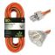 14 AWG 3-Outlet Heavy-Duty Extension Cord, 50 ft, 15 A, Orange1