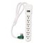 6 Outlet Surge Protector, 2.5 ft Cord, 160 J, White1