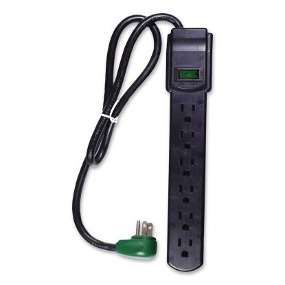 6 Outlet Surge Protector, 2.5 ft Cord, 160 J, Black1