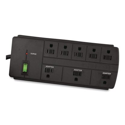 8 Outlet Surge Protector, 6 ft Cord, 750 J, Black1