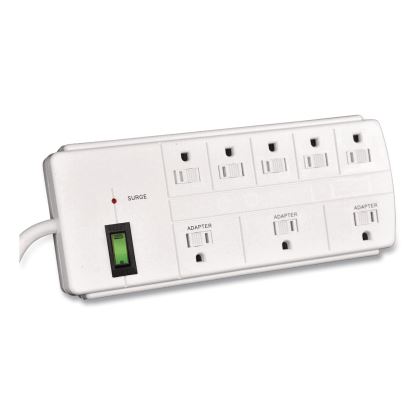 8 Outlet Surge Protector, 6 ft Cord, 750 J, White1