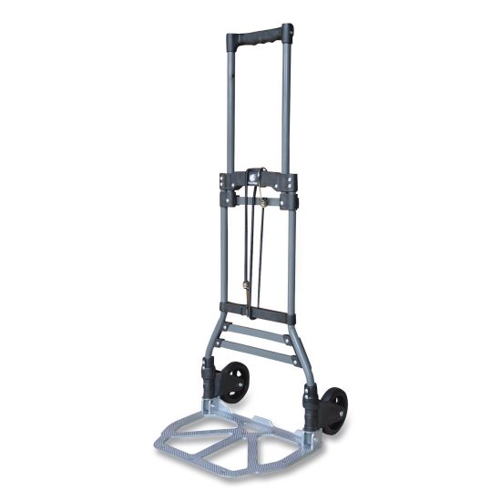 Luggage Cart ,150 lbs Capacity, 40 x 15.25 x 16.5, Gray1