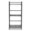 FlipShelf Three-Shelf Unit, 14.5w x 12d x 30.5h, Black1