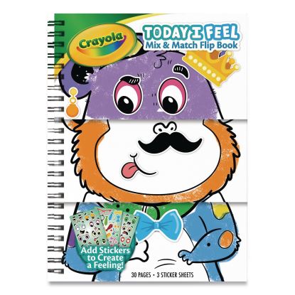 Today I Feel Animal Coloring Book, Ages 3 and Up, 30 Pages1