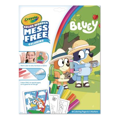 Color Wonder Bluey Coloring Book, Ages 3 and Up, 18 Pages1