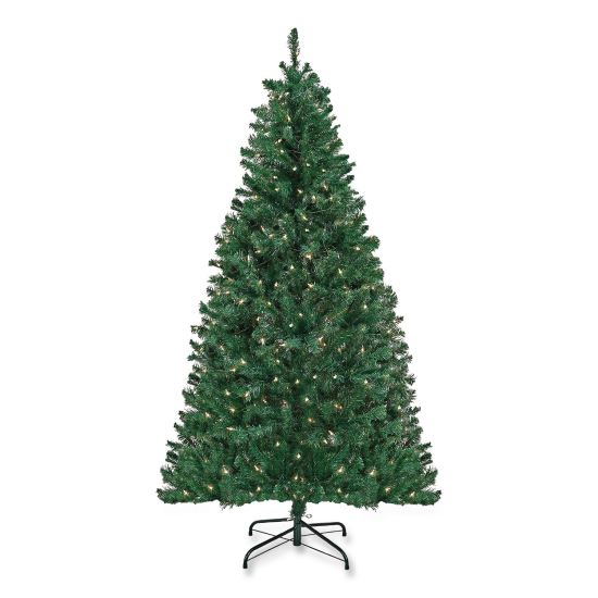 Pre-Lit Acacia Tree, 37" x 37" x 70.8", Green Tree, Green Tree Stand1
