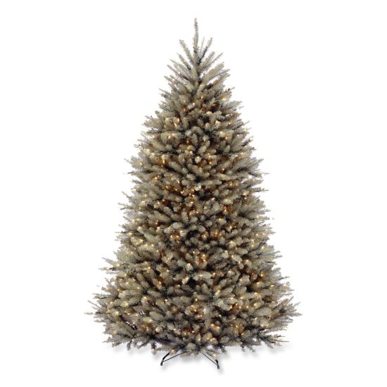 Pre-Lit Dunhill Fir Blue Spruce Tree, 59" x 59" x 90", Blue Tree, Green Tree Stand1