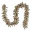 Pre-Lit Dunhill Fir Garland, AC Powered, Clear Incandescent Lights, 108" Long, Green1