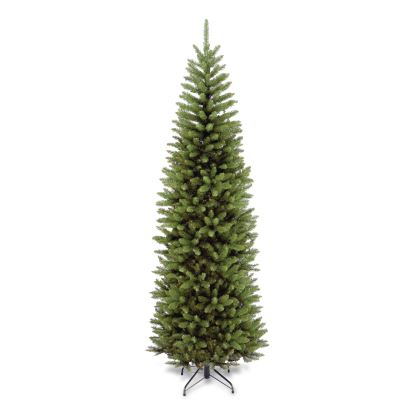 Kingswood Fir Pencil Tree, 29" x 29" x 84", Green Tree, Green Tree Stand1