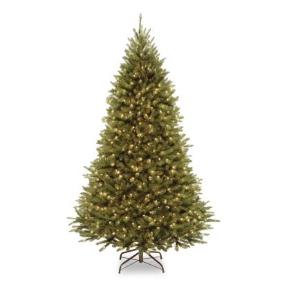 Pre-Lit Kingswood Fir Tree, 55" x 55" x 90", Green Tree, Green Tree Stand1
