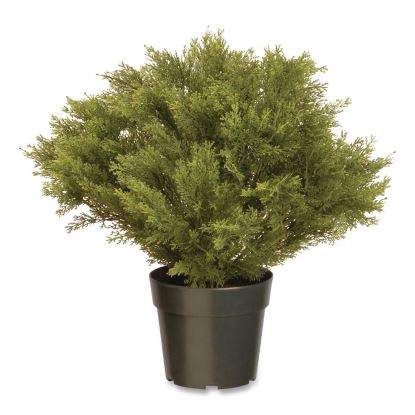 Globe Juniper Topiary Tree, 20" x 28" x 20", Green Tree, Green Pot1