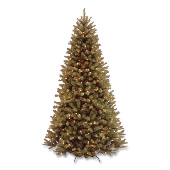 Pre-Lit North Valley Spruce Tree, 39" x 39" x 72", Green Tree, Green Tree Stand1