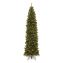 Pre-Lit North Valley Spruce Pencil Slim Tree, 40" x 40" x 108", Green Tree, Green Tree Stand1