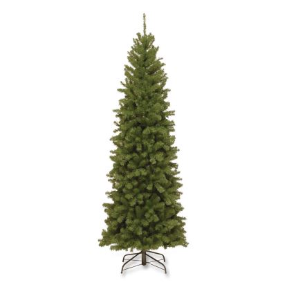 North Valley Spruce Pencil Slim Tree, 32" x 32" x 90", Green Tree, Green Tree Stand1