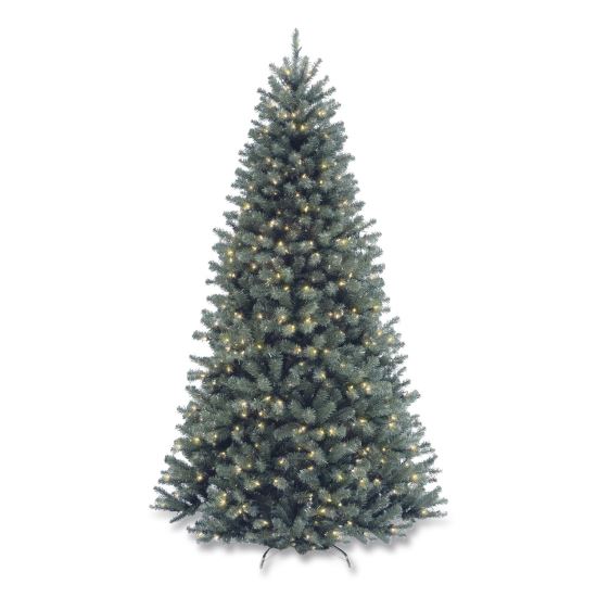 Pre-Lit North Valley Spruce Blue Tree, 42" x 42" x 78", Blue Tree, Green Tree Stand1